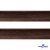 Кант атласный 074, шир. 12 мм (в упак. 65,8 м), цвет коричневый - купить в Череповце. Цена: 237.16 руб.