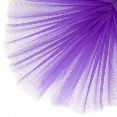 Фатин матовый 16-85, 12 гр/м2, шир.300см, цвет фиолетовый - купить в Череповце. Цена 96.31 руб.