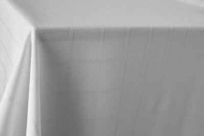 Скатертная ткань 25536/2005, 174 гр/м2, шир.150см, цвет белый - купить в Череповце. Цена 269.46 руб.