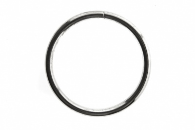 Кольцо металлическое №40 мм, цв.-никель - купить в Череповце. Цена: 4.45 руб.