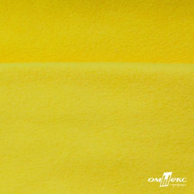 Флис DTY 14-0760, 240 г/м2, шир. 150 см, цвет яркий желтый - купить в Череповце. Цена 640.46 руб.