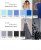 Креп стрейч Амузен 14-4121, 85 гр/м2, шир.150см, цвет голубой - купить в Череповце. Цена 196.05 руб.