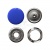Кнопка рубашечная (закрытая) 9,5мм - эмаль, цв.168 - голубой - купить в Череповце. Цена: 4.77 руб.