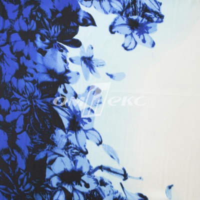 Плательная ткань "Фламенко" 19.1, 80 гр/м2, шир.150 см, принт растительный - купить в Череповце. Цена 241.49 руб.