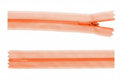 Молния потайная Т3 849, 20 см, капрон, цвет оранжевый - купить в Череповце. Цена: 5.12 руб.