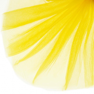 Фатин блестящий 16-70, 12 гр/м2, шир.300см, цвет жёлтый - купить в Череповце. Цена 109.72 руб.