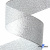 Лента металлизированная "ОмТекс", 50 мм/уп.22,8+/-0,5м, цв.- серебро - купить в Череповце. Цена: 149.71 руб.