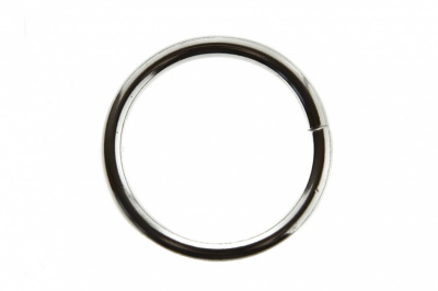 Кольцо металлическое d-3 х 32 мм, цв.-никель - купить в Череповце. Цена: 3.92 руб.