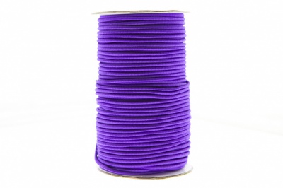 0370-1301-Шнур эластичный 3 мм, (уп.100+/-1м), цв.175- фиолет - купить в Череповце. Цена: 459.62 руб.