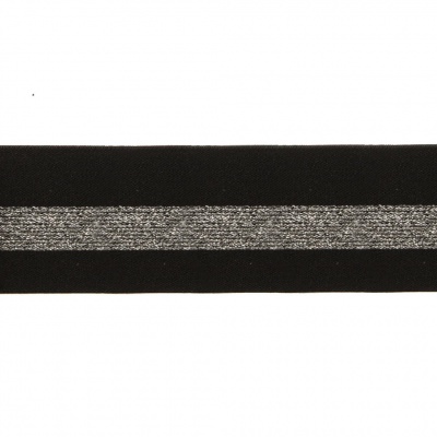 #2/6-Лента эластичная вязаная с рисунком шир.52 мм (45,7+/-0,5 м/бобина) - купить в Череповце. Цена: 69.33 руб.