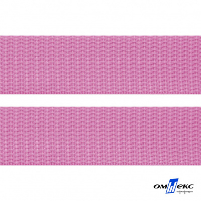 Розовый- цв.513-Текстильная лента-стропа 550 гр/м2 ,100% пэ шир.30 мм (боб.50+/-1 м) - купить в Череповце. Цена: 475.36 руб.