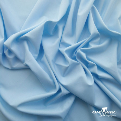 Ткань сорочечная Илер 100%полиэстр, 120 г/м2 ш.150 см, цв.голубой - купить в Череповце. Цена 290.24 руб.