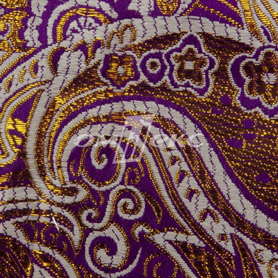 Ткань костюмная жаккард №9, 140 гр/м2, шир.150см, цвет фиолет - купить в Череповце. Цена 387.20 руб.