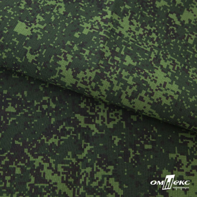 Униформ Рип Стоп 80/20 полиэфир/хлопок, 205 г/м2,  принтованный темно-зеленый, ВО, шир. 150 см - купить в Череповце. Цена 191.15 руб.