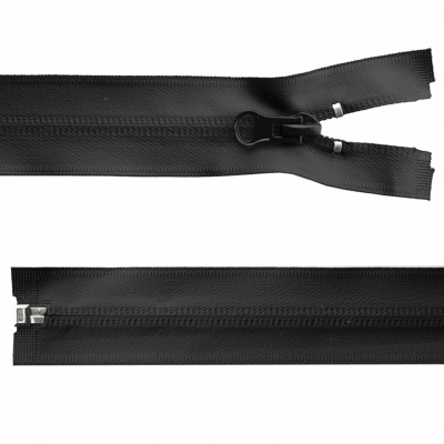 Молния водонепроницаемая PVC Т-7, 100 см, разъемная, цвет чёрный - купить в Череповце. Цена: 61.89 руб.
