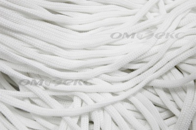 Шнур Т-02 (4с2) мелкое плетение 4мм 100 м белый - купить в Череповце. Цена: 2.50 руб.