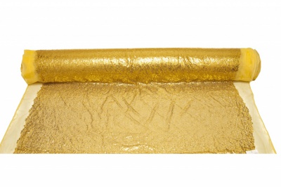 Сетка с пайетками №6, 188 гр/м2, шир.130см, цвет золото - купить в Череповце. Цена 371.02 руб.