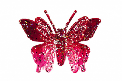 Бабочка декоративная пластиковая #10 - купить в Череповце. Цена: 7.09 руб.