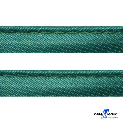 Кант атласный 140, шир. 12 мм (в упак. 65,8 м), цвет т.зелёный - купить в Череповце. Цена: 237.16 руб.