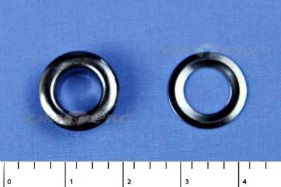 Люверсы металлические, блочка/кольцо, №5 (8 мм) упак.1000 шт- цв.никель - купить в Череповце. Цена: 392 руб.