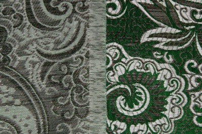 Ткань костюмная жаккард, 135 гр/м2, шир.150см, цвет зелёный№4 - купить в Череповце. Цена 441.94 руб.