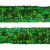 Тесьма с пайетками D4, шир. 20 мм/уп. 25+/-1 м, цвет зелёный - купить в Череповце. Цена: 778.19 руб.