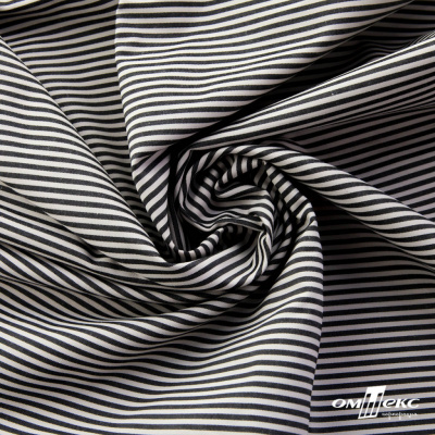 Ткань сорочечная Полоска Кенди, 115 г/м2, 58% пэ,42% хл, шир.150 см, цв.6-черный, (арт.110) - купить в Череповце. Цена 306.69 руб.