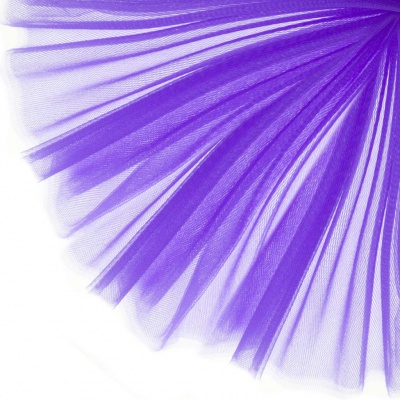 Фатин блестящий 16-85, 12 гр/м2, шир.300см, цвет фиолетовый - купить в Череповце. Цена 109.72 руб.