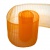 Лента капроновая "Гофре", шир. 110 мм/уп. 50 м, цвет оранжевый - купить в Череповце. Цена: 26.93 руб.