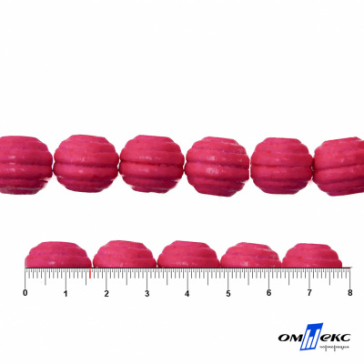 0309-Бусины деревянные "ОмТекс", 16 мм, упак.50+/-3шт, цв.023-розовый - купить в Череповце. Цена: 62.22 руб.
