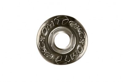 Кнопка металлическая "Альфа" с пружиной, 15 мм (уп. 720+/-20 шт), цвет никель - купить в Череповце. Цена: 1 466.73 руб.