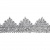 Тесьма металлизированная 0384-0240, шир. 40 мм/уп. 25+/-1 м, цвет серебро - купить в Череповце. Цена: 490.74 руб.