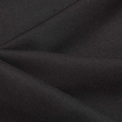 Ткань костюмная 21010 2044, 225 гр/м2, шир.150см, цвет черный - купить в Череповце. Цена 394.71 руб.