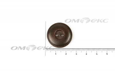 Пуговица деревянная круглая №54 (25мм) - купить в Череповце. Цена: 4.12 руб.