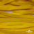 Шнур плетеный (плоский) d-12 мм, (уп.90+/-1м), 100% полиэстер, цв.269 - жёлтый - купить в Череповце. Цена: 8.62 руб.
