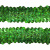 Тесьма с пайетками D4, шир. 30 мм/уп. 25+/-1 м, цвет зелёный - купить в Череповце. Цена: 1 087.39 руб.