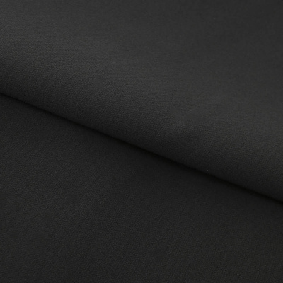 Костюмная ткань "Элис", 200 гр/м2, шир.150см, цвет чёрный - купить в Череповце. Цена 306.20 руб.