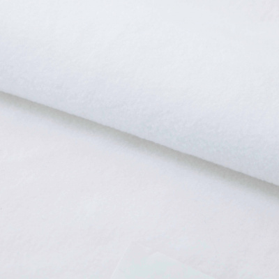 Флис DTY 240 г/м2, White/белый, 150 см (2,77м/кг) - купить в Череповце. Цена 640.46 руб.