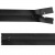 Молния водонепроницаемая PVC Т-7, 20 см, неразъемная, цвет чёрный - купить в Череповце. Цена: 21.56 руб.