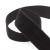 Лента бархатная нейлон, шир.25 мм, (упак. 45,7м), цв.03-черный - купить в Череповце. Цена: 809.01 руб.