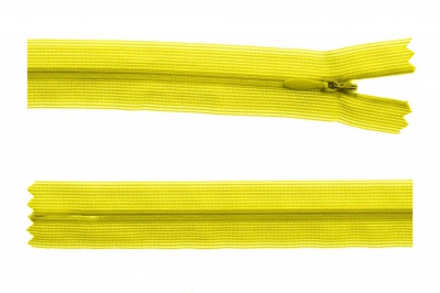 Молния потайная Т3 131, 20 см, капрон, цвет жёлтый - купить в Череповце. Цена: 5.12 руб.