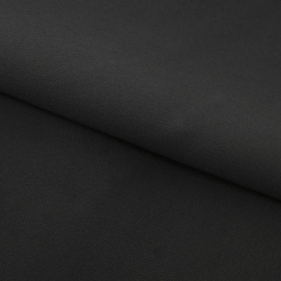 Костюмная ткань "Элис", 220 гр/м2, шир.150 см, цвет чёрный - купить в Череповце. Цена 308 руб.