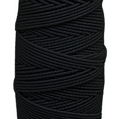 Нитка - резинка Спандекс 25 м (уп-10шт)-чёрные - купить в Череповце. Цена: 36.02 руб.