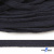 Шнур плетеный d-8 мм плоский, 70% хлопок 30% полиэстер, уп.85+/-1 м, цв.1010-т.синий - купить в Череповце. Цена: 735 руб.