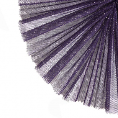 Сетка Глиттер, 24 г/м2, шир.145 см., пурпурный - купить в Череповце. Цена 117.24 руб.