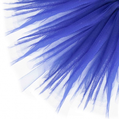 Фатин матовый 16-101, 12 гр/м2, шир.300см, цвет т.синий - купить в Череповце. Цена 100.92 руб.