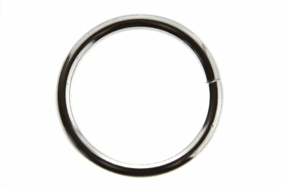 Кольцо металлическое d-38 мм, цв.-никель - купить в Череповце. Цена: 4.89 руб.