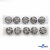 119-01 Кнопки пришивные декоративные металл 21 мм, цв.-никель - купить в Череповце. Цена: 21.54 руб.
