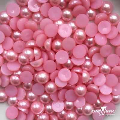0404-5146В-Полубусины пластиковые круглые "ОмТекс", 10 мм, (уп.50гр=175+/-3шт), цв.101-св.розовый - купить в Череповце. Цена: 64.11 руб.