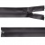 Молния водонепроницаемая PVC Т-7, 60 см, разъемная, цвет (301) т.серый - купить в Череповце. Цена: 49.39 руб.